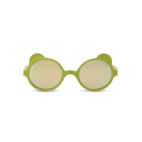 KI ET LA Ourson vert olive 1/2y
