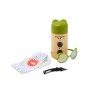 KI ET LA Ourson vert olive 1/2y